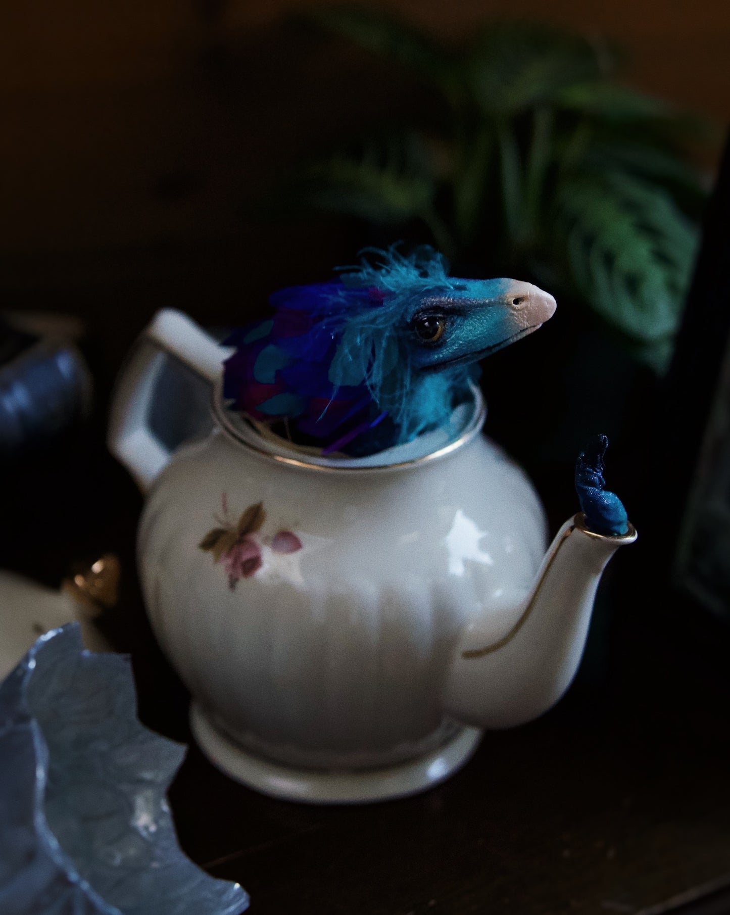 Occamy in Vintage Teapot
