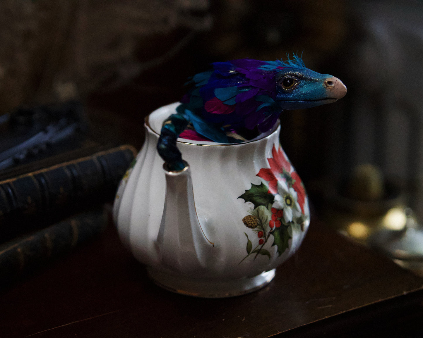 Occamy in Vintage Teapot
