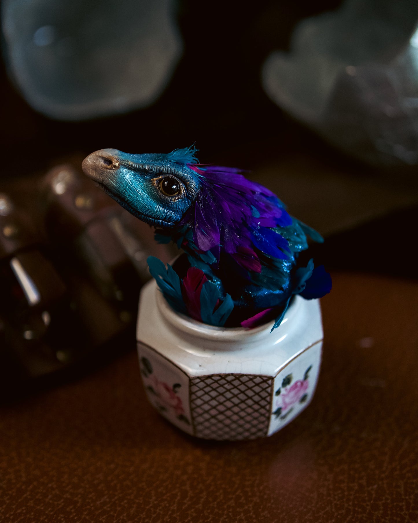 Occamy in Vintage Teapot