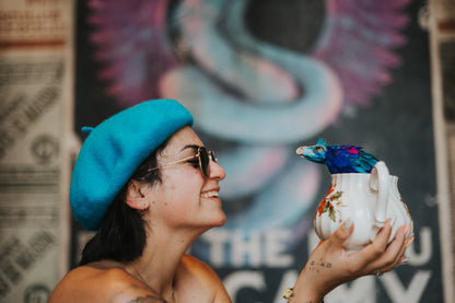 Occamy in Vintage Teapot