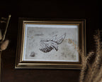 5x7 Dragon Print: Romanian Longhorn